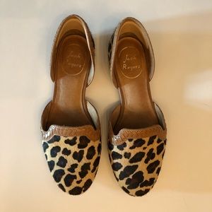 Jack Rogers Cheetah Print Flats